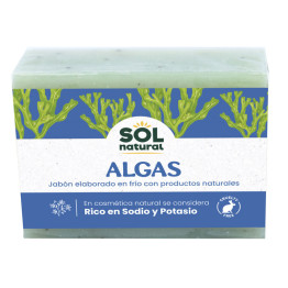 Jabon de algas 100g Sol...