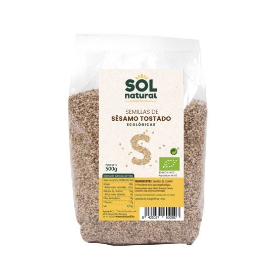 Semillas de Sesamo tostado Bio 500g...
