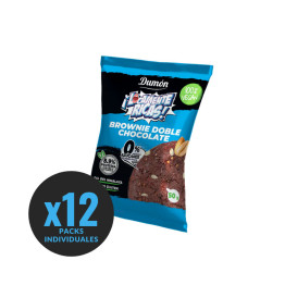 Galleta vegana brownie doble chocolate 12x50g Dumon