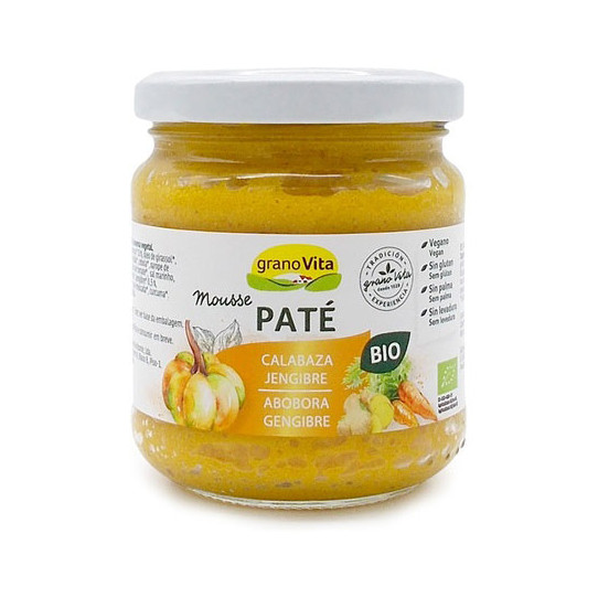 Pate Calabaza Jengibre cristal Bio 175g Granovita