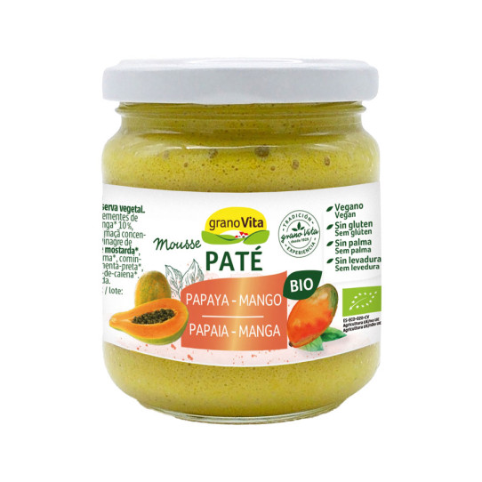 Pate Papaya Mango cristal Bio 175g Granovita