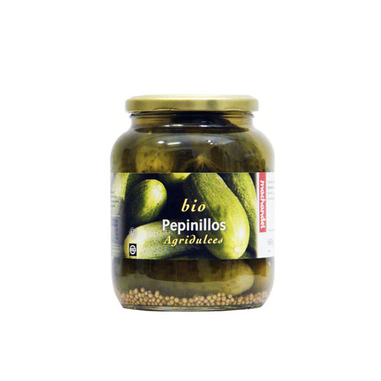 Pepinillos agridulces Bio 680g Machandel