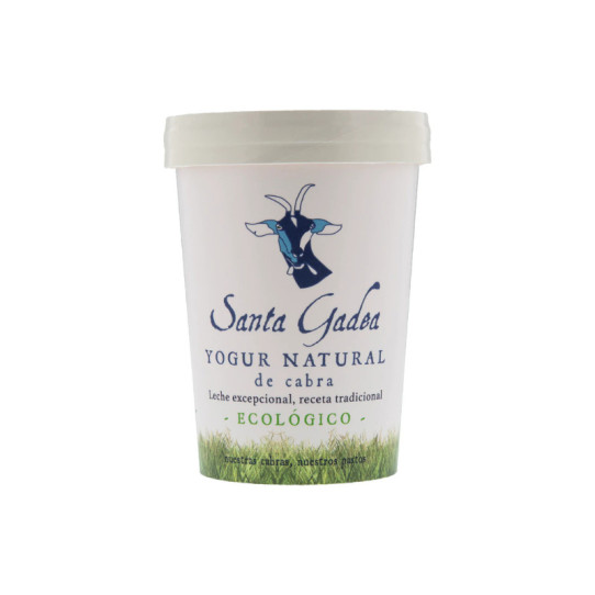 Yogur natural de cabra Bio 420g Santa Gadea