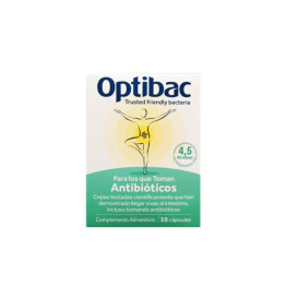 Para los que toman Antibioticos 10 caps Optibac