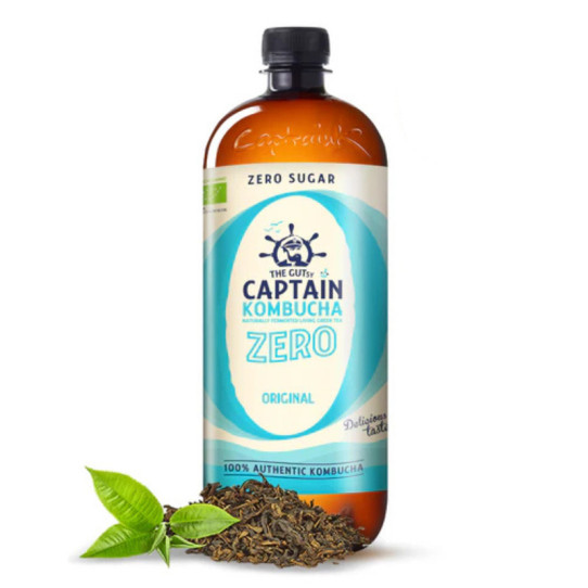 Kombucha ZERO Original Bio 1L Captain Kombucha