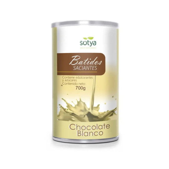 Batido saciante de chocolate blanco 700g Sotya
