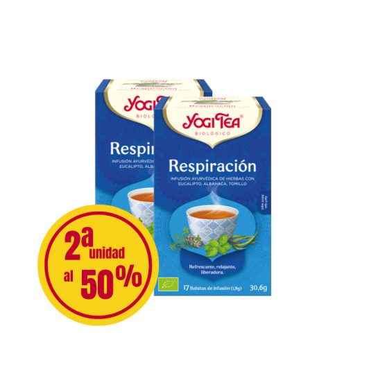 Yogi Tea Respiracion 2º unidad al 50% 17 filtros BIO