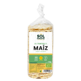 Tortas de maiz Bio sin gluten 120g Sol Natural