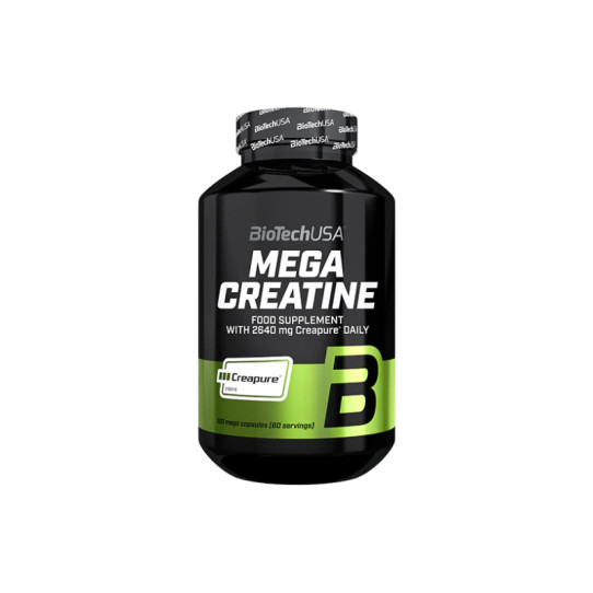 Creapure Mega Creatina 120 caps BiotechUSA