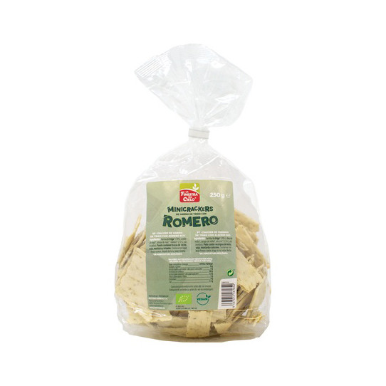 Mini crakacers de trigo con romero Bio 250g La Finestra sul Cielo