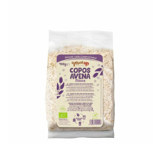 Copos de avena finos gluten free Bio 400g The Muesli Up