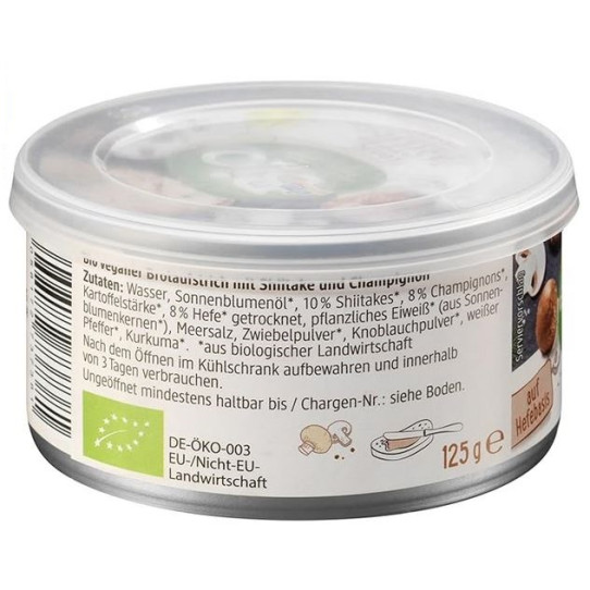 Pate de shitake lata 125g Granovita