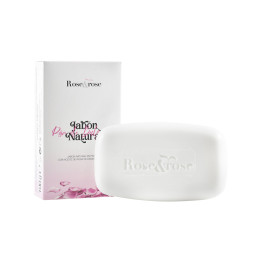 Jabon con agua natural de rosas frescas pastilla 100g Rose&Rose