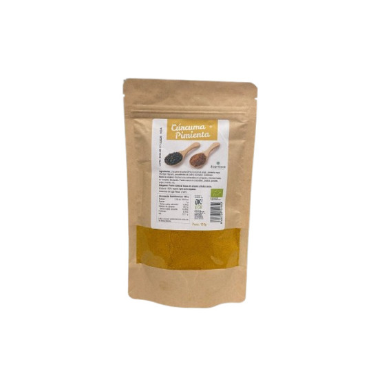 Curcuma + Pimienta polvo Bio 150g...