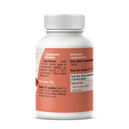 Aceite de lino 702mg 110 perlas GHF