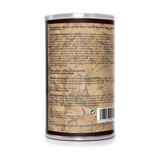 Batido saciante de chocolate 700g Sotya