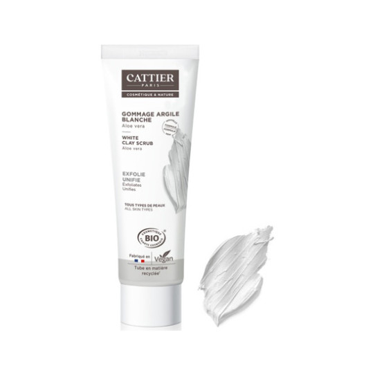 Exfoliante de Arcilla Blanca (todo tipo pieles) 100ml Cattier