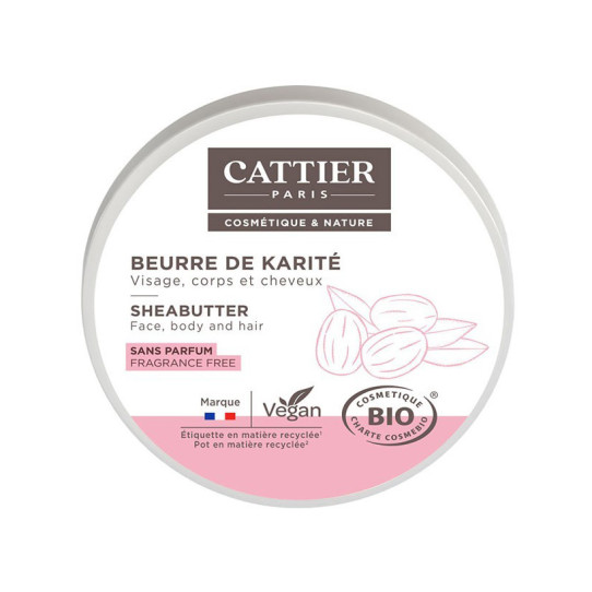 Manteca de Karite 100% ecologica 100g Cattier