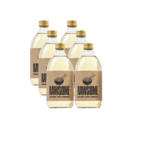 Vinagre de arroz Bio 6x500ml RAWSOME