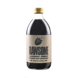 Vinagre de frambuesa sin filtrar Bio 500ml RAWSOME 2