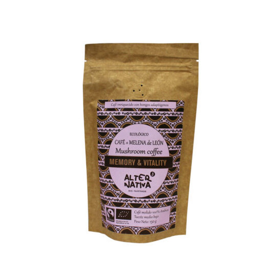 Cafe con Melena de Leon molido Bio 150g Alternativa3