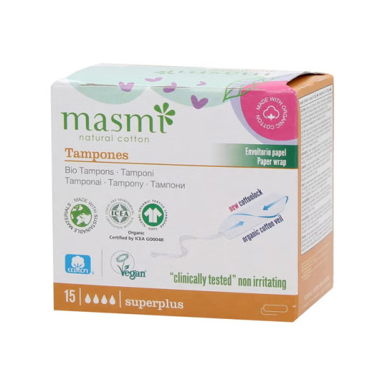 Tampones de algodon superplus sin...