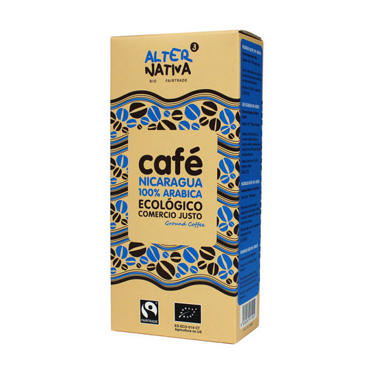 Cafe Nicaragua molido bio 250 g Alternativa 3
