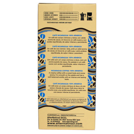 Cafe Nicaragua molido bio 250 g Alternativa 3 2