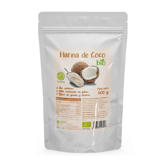 Harina de coco Bio 500g Uneysa