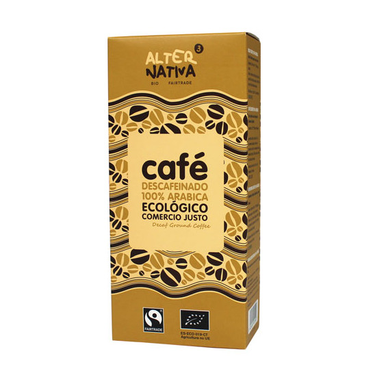 Cafe descafeinado molido bio 250 g...