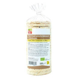 Tortitas Multicereal y semillas sin gluten bio 100g La Finestra