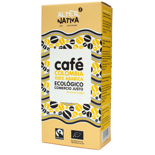 Cafe Colombia molido bio 250g...