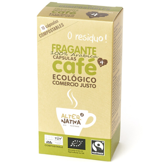 Cafe Fragante capsulas bio 10x5g...