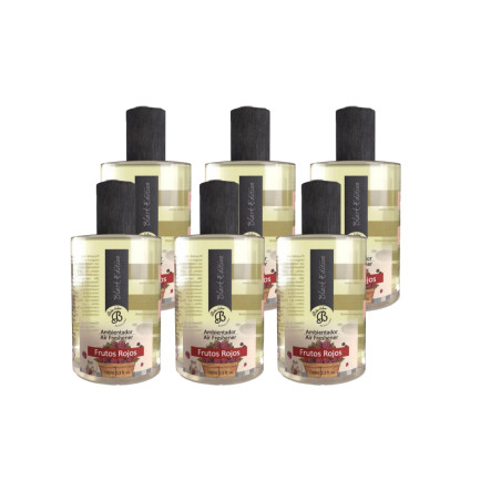 Ambientador Frutos rojos Spray Black Edition 6x100ml Boles d'olor