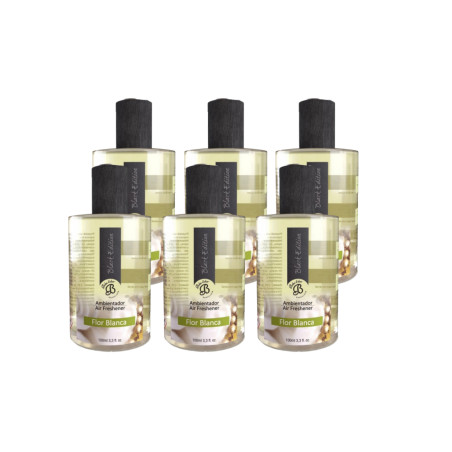 Ambientador Flor Blanca Spray Black Edition 6x100ml Boles d'olor