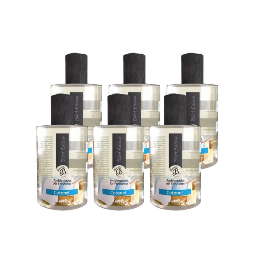 Ambientador Cotonet Spray Black Edition 6x100ml Boles d'olor