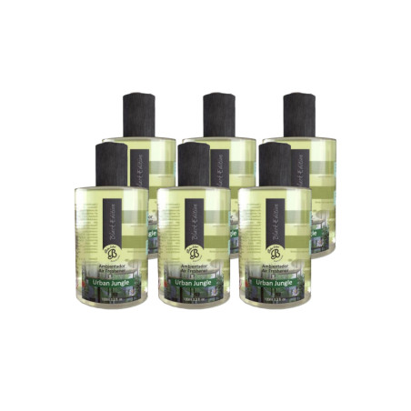 Ambientador Urban Jungle Spray Black Edition 6x100ml Boles d'olor