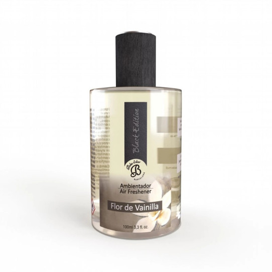 Ambientador Flor de Vainilla Spray Black Edition 6x100ml Boles d'olor 2