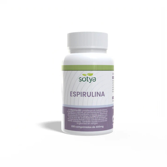 Espirulina + Vit B12 400mg 200...