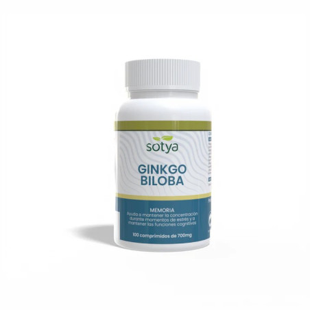 Ginkgo biloba 700mg 100 comprimidos Sotya