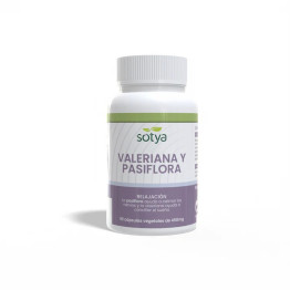 Valeriana y pasiflora 450mg 90 capsulas Sotya
