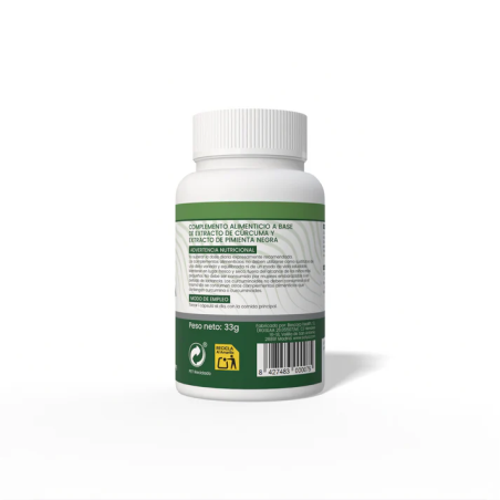 Curcuma + Pimienta 550mg 60 capsulas Sotya 2