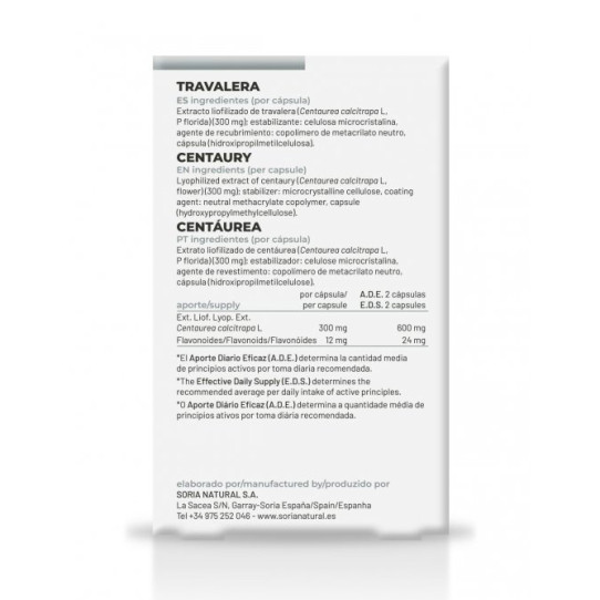 Travalera 30 capsulas Soria Natural 3