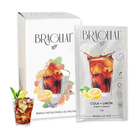 Bebida Soluble Cola Limon 15x9g Bragulat