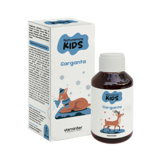 Kids Jarabe Garganta 150 ml Naturamins