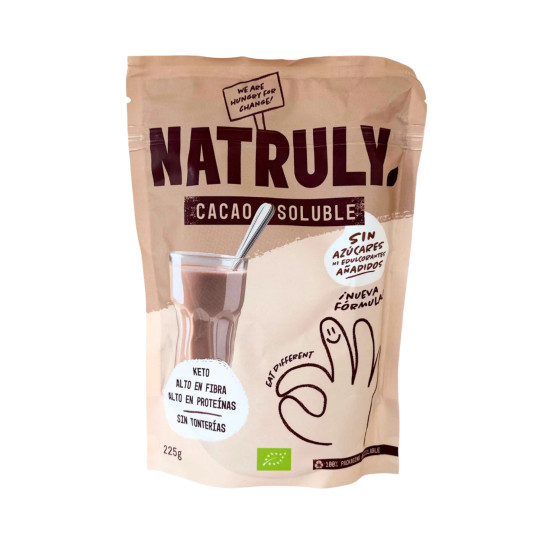 Cacao Soluble Bio 225g Natruly
