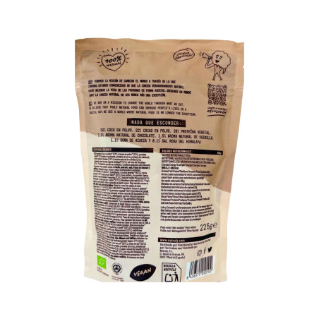 Cacao Soluble Bio 225g Natruly 2