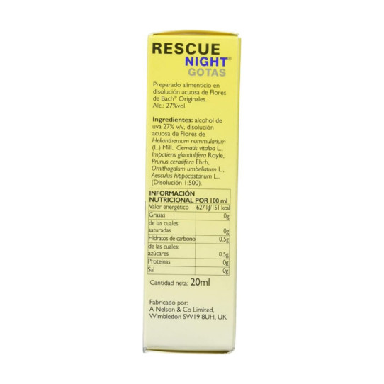 Rescue remedy night 20ml Bach