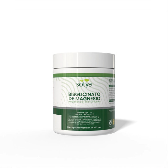 Bisglicinato de magnesio 750mg 300...