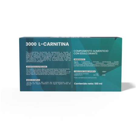 L-Carnitina 3000 10 viales x 10ml Sotya SPORT
